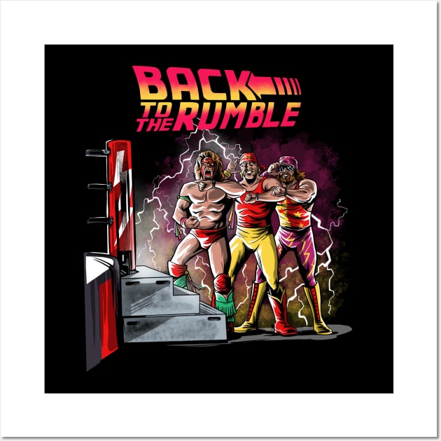 Back to the Rumble Wall Art by Zascanauta